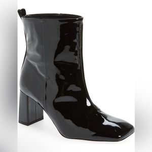 🖤 NIB! Good American Patent Ankle Boot